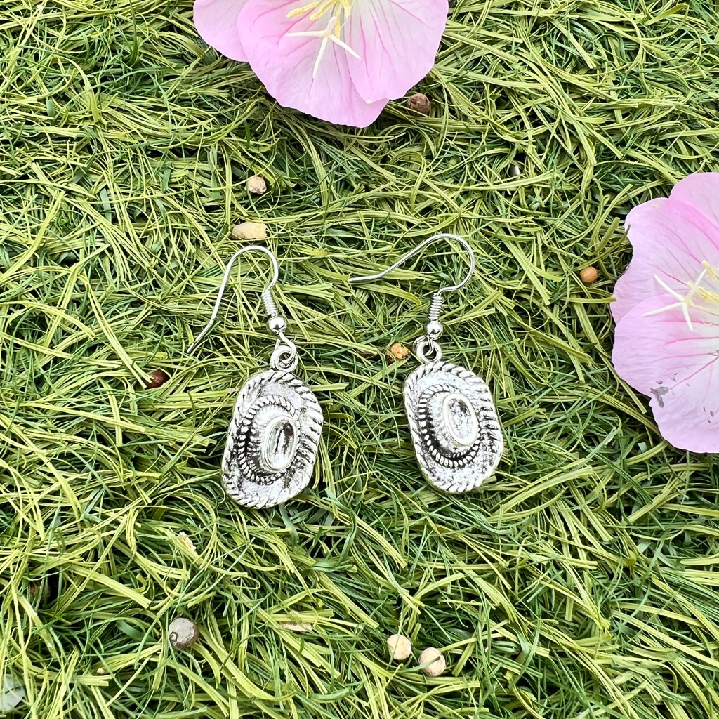 Western Hat Earrings